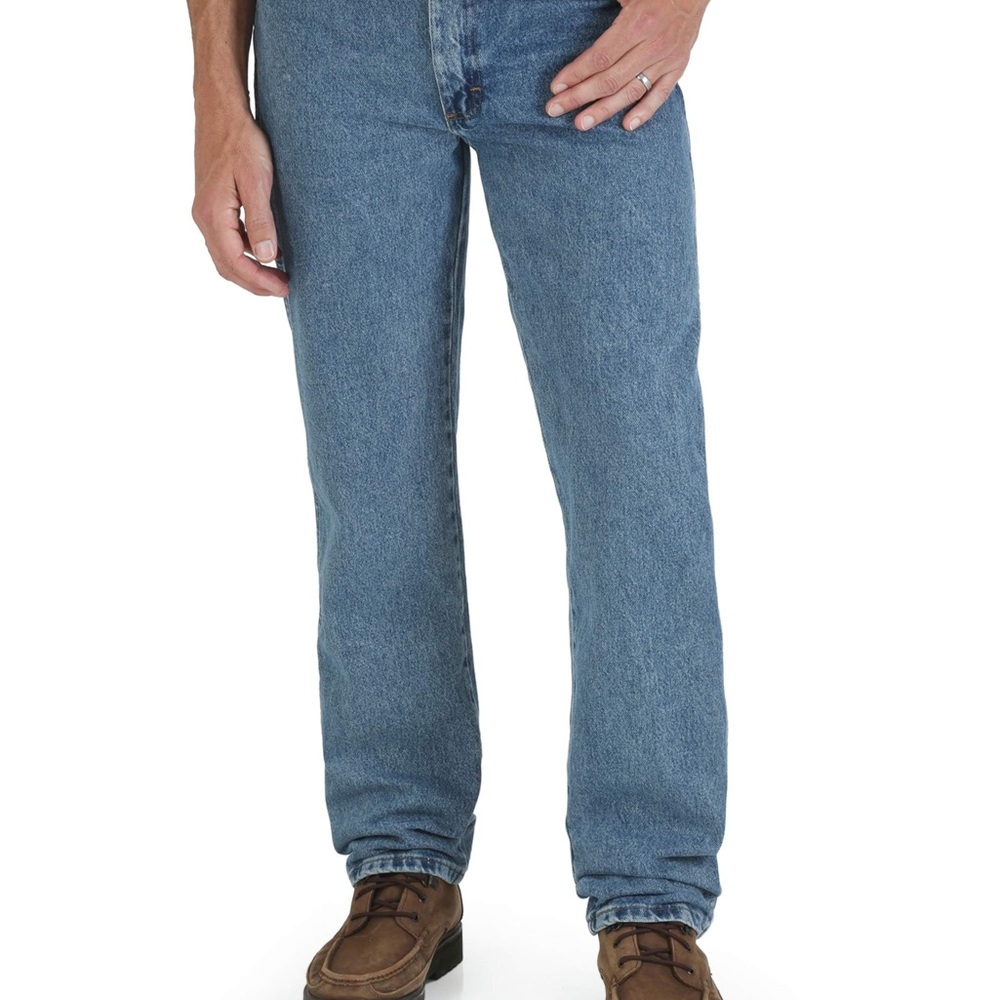 Rustler Blue Straight Jeans Classic Style